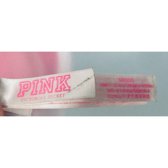 PINK Victoria's Secret Strapless Bra 32C White Push Up - Picture 5 of 11